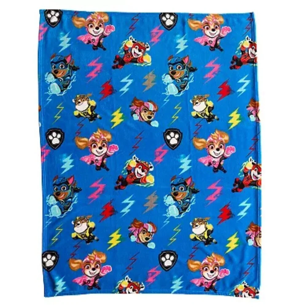 Paw Patrol Plush Throw New